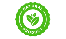 "Green Natural Product seal representing eco-friendly and plant-based ingredients"